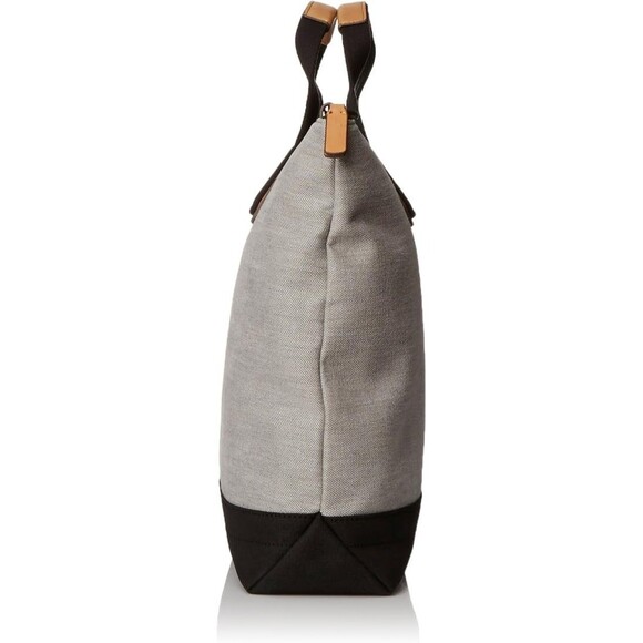 Skagen Kruse Canvas Laptop / Document Bag Gray Black - Picture 4 of 12